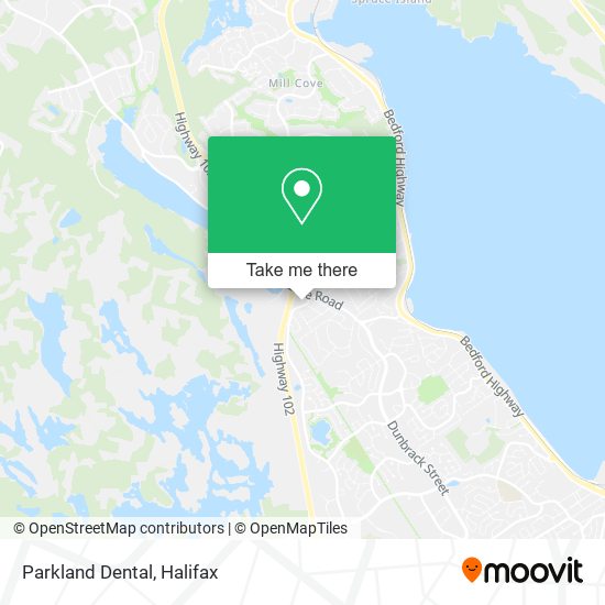Parkland Dental map