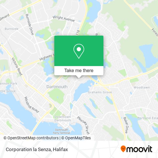 Corporation la Senza map