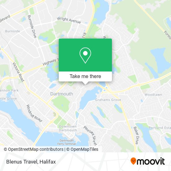 Blenus Travel map