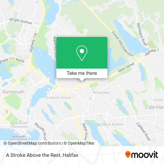 A Stroke Above the Rest map