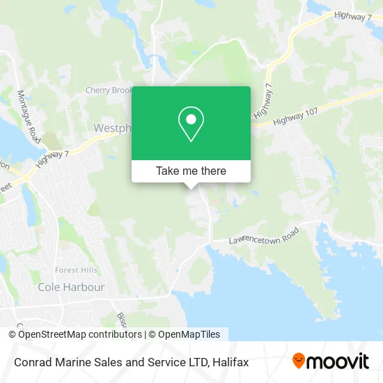 Conrad Marine Sales and Service LTD map