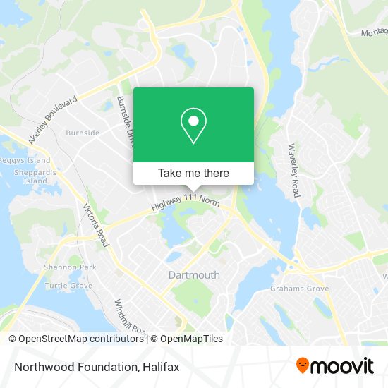 Northwood Foundation map