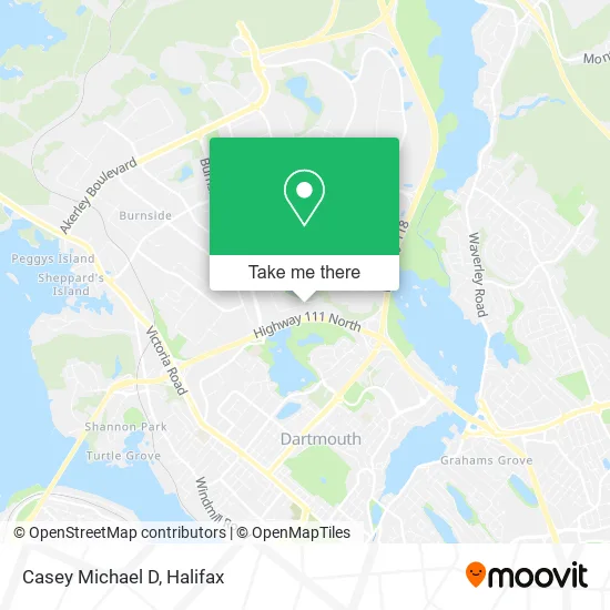 Casey Michael D map