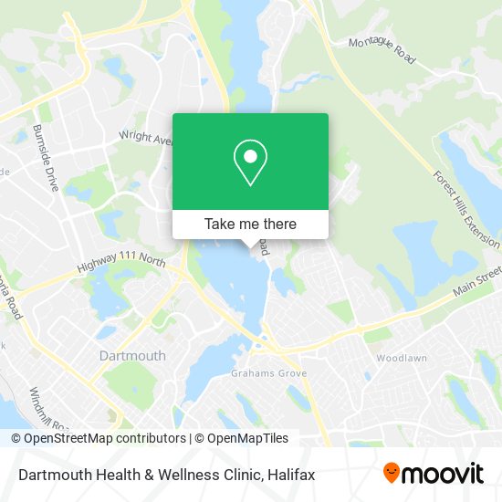 Dartmouth Health & Wellness Clinic map