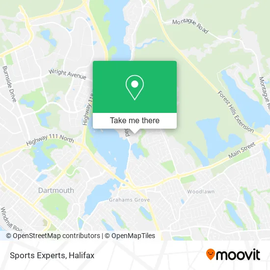 Sports Experts map