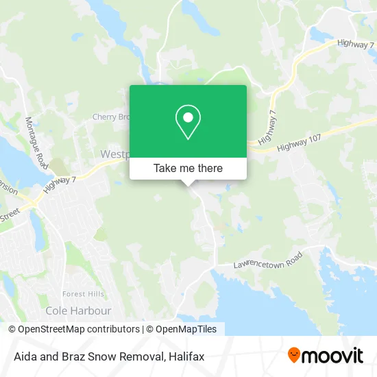 Aida and Braz Snow Removal map