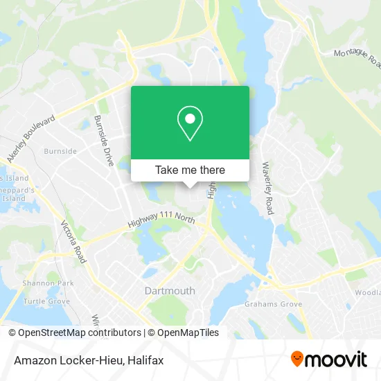 Amazon Locker-Hieu map