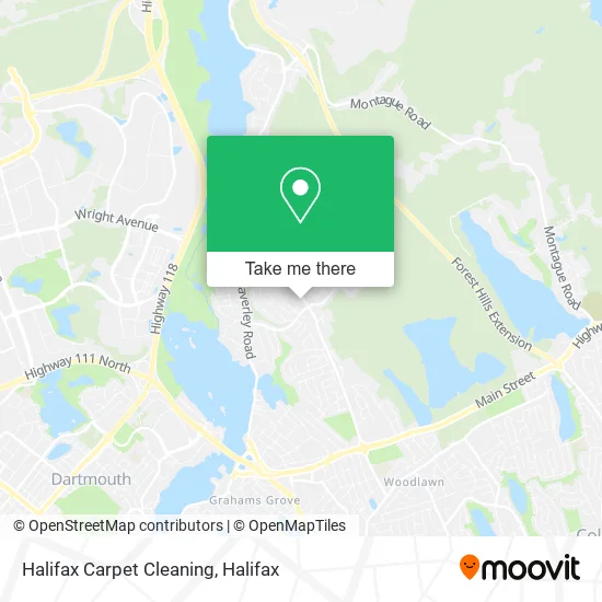 Halifax Carpet Cleaning map