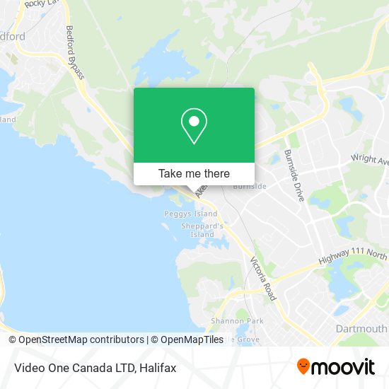 Video One Canada LTD map