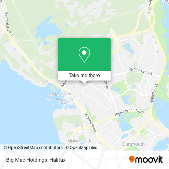 Big Mac Holdings map