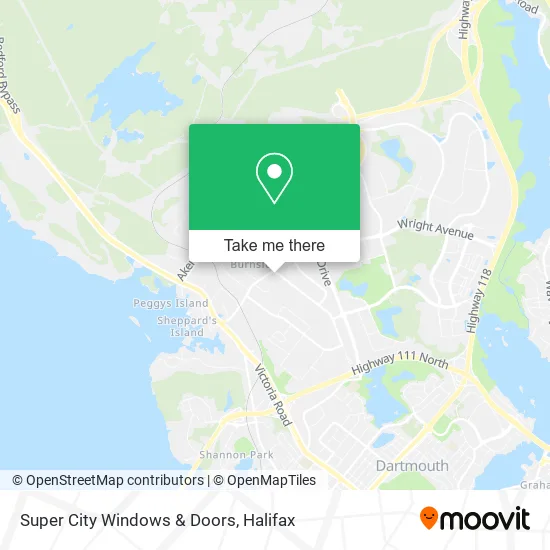 Super City Windows & Doors map