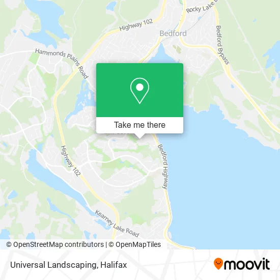 Universal Landscaping map