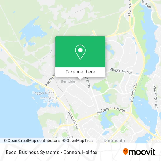 Excel Business Systems - Cannon map