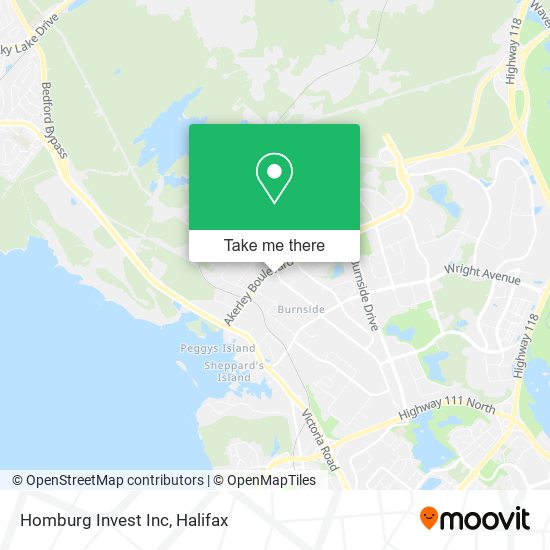 Homburg Invest Inc map