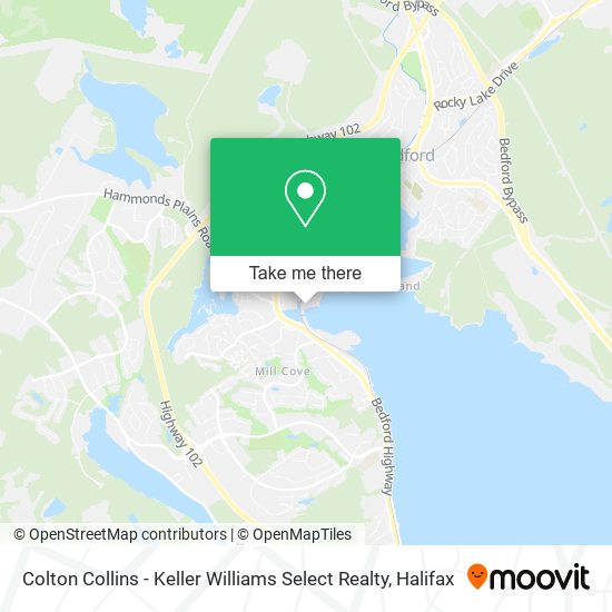 Colton Collins - Keller Williams Select Realty map