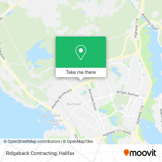 Ridgeback Contracting map