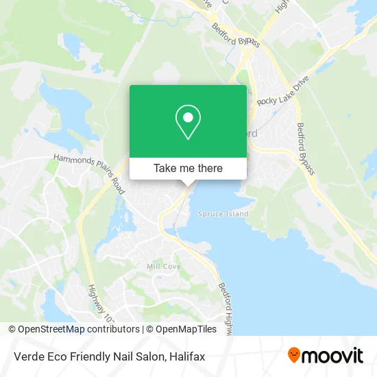 Verde Eco Friendly Nail Salon map