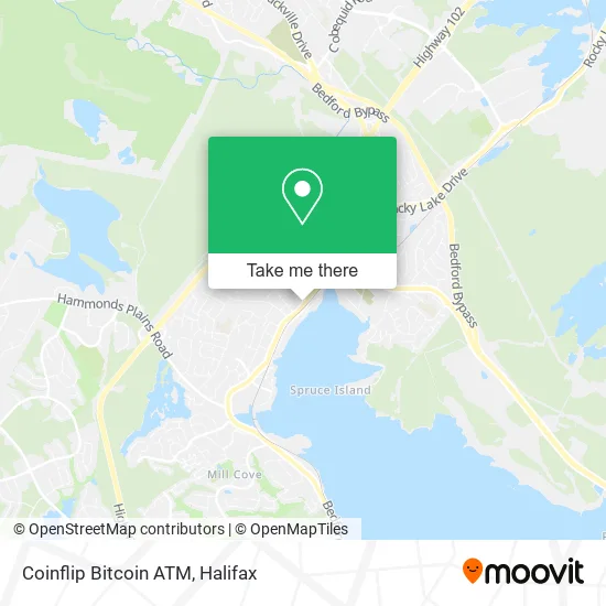 Coinflip Bitcoin ATM map