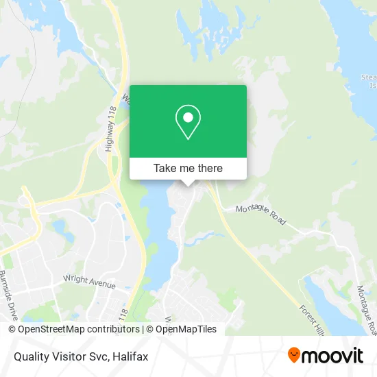 Quality Visitor Svc map