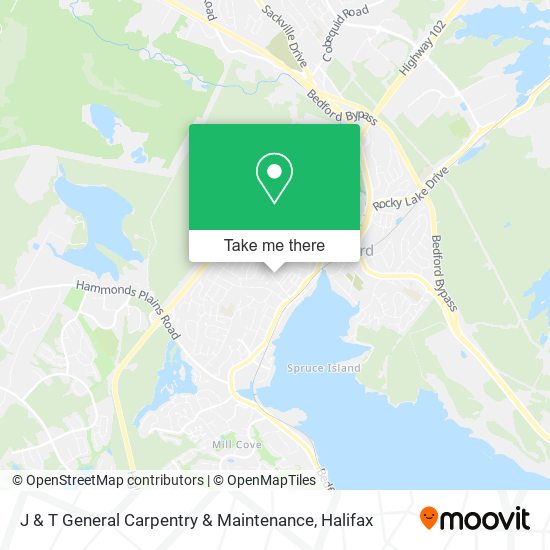 J & T General Carpentry & Maintenance map