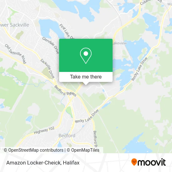 Amazon Locker-Cheick map