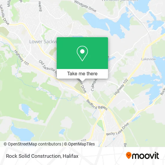 Rock Solid Construction map