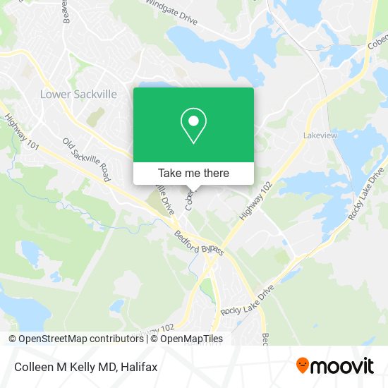 Colleen M Kelly MD map