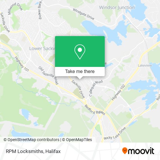 RPM Locksmiths map