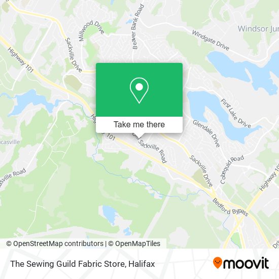The Sewing Guild Fabric Store map