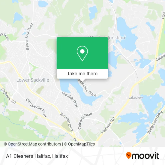 A1 Cleaners Halifax map