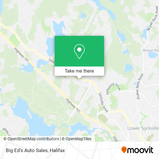Big Ed's Auto Sales map