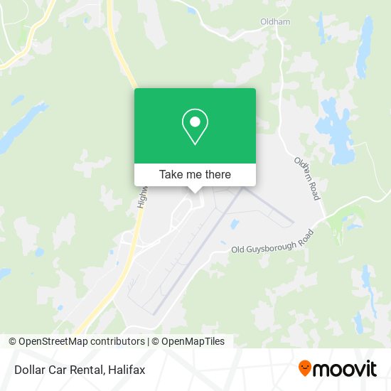 Dollar Car Rental map