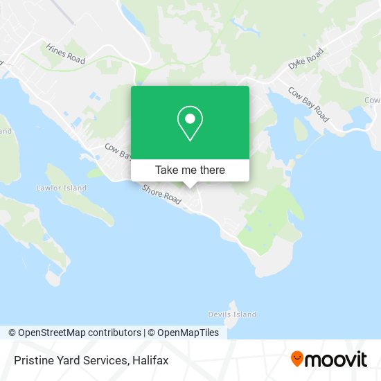 Pristine Yard Services map