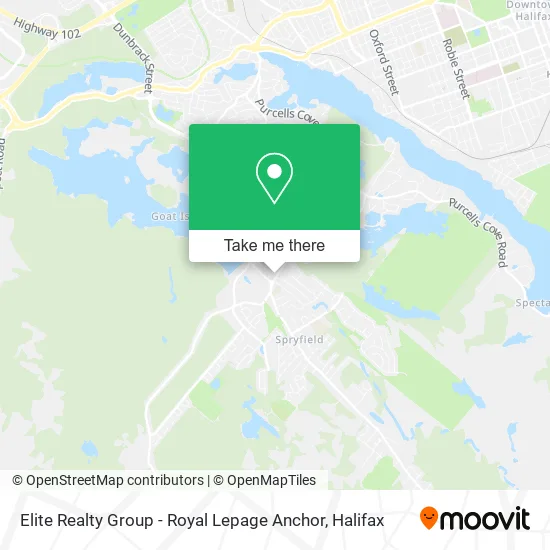 Elite Realty Group - Royal Lepage Anchor map