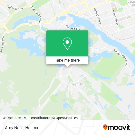 Amy Nails map