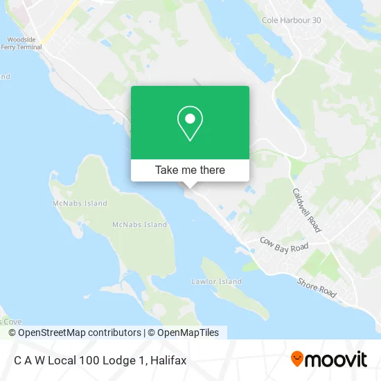 C A W Local 100 Lodge 1 map