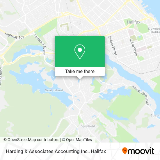 Harding & Associates Accounting Inc. map