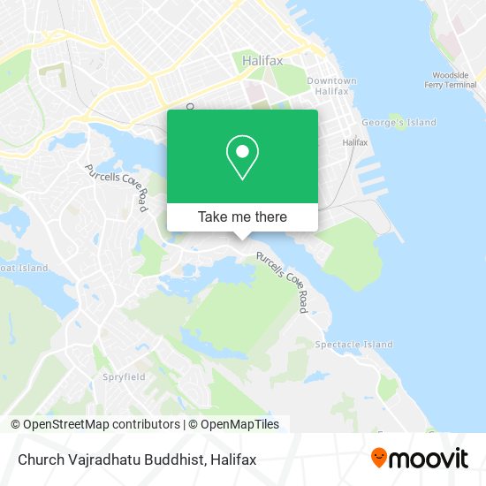 Church Vajradhatu Buddhist map