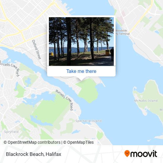 Blackrock Beach map