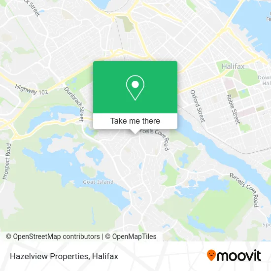 Hazelview Properties map