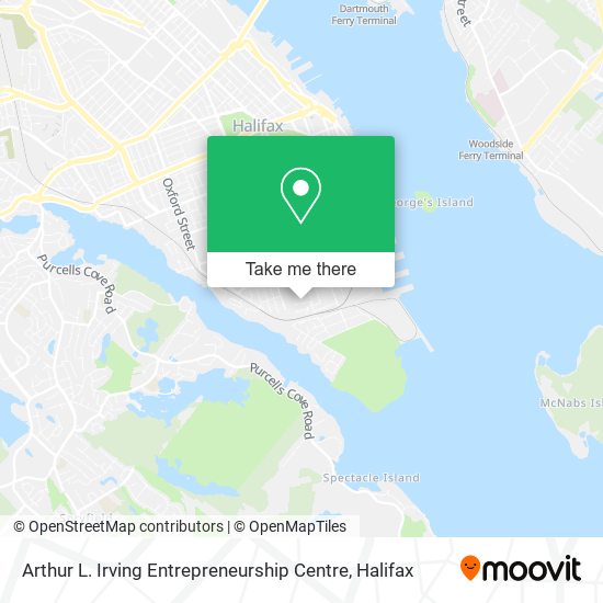 Arthur L. Irving Entrepreneurship Centre map