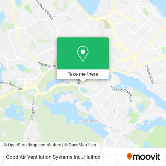 Good Air Ventilation Systems Inc. map