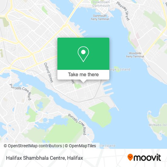 Halifax Shambhala Centre map