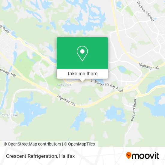 Crescent Refrigeration map