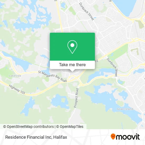 Residence Financial Inc map