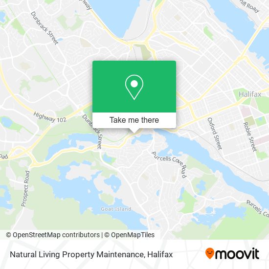 Natural Living Property Maintenance map