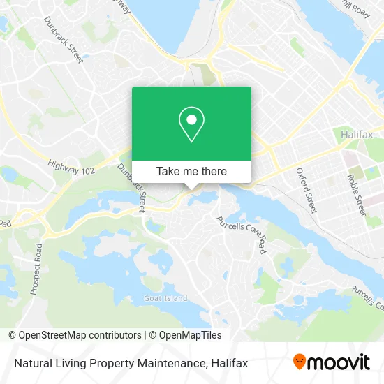 Natural Living Property Maintenance map