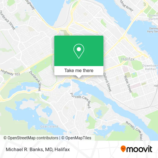 Michael R. Banks, MD map