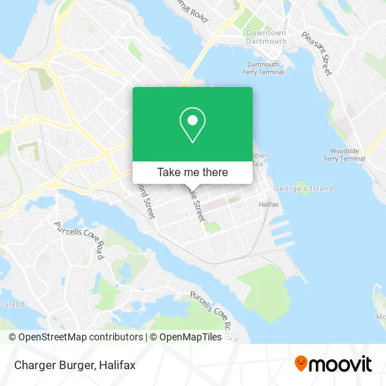Charger Burger map