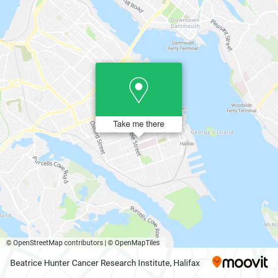 Beatrice Hunter Cancer Research Institute map